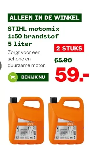 Aanbieding: STIHL motomix 1:50 brandstof