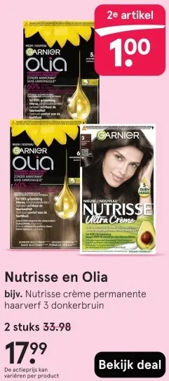 Aanbieding: Nutrisse en Olia