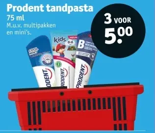 Aanbieding: Prodent tandpasta