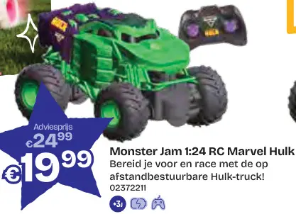 Aanbieding: 1:24 RC Marvel Hulk