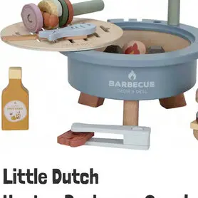 Aanbieding: Little Dutch Houten Barbecue Speelset FSC
