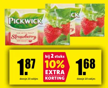 Aanbieding: Tea with Fruit Strawberry