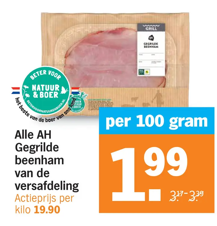 Aanbieding: Gegrilde beenham