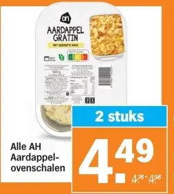 Aanbieding: Aardappelovenschalen