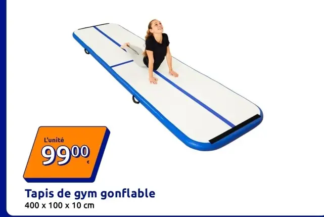Offre: Tapis de gym gonflable