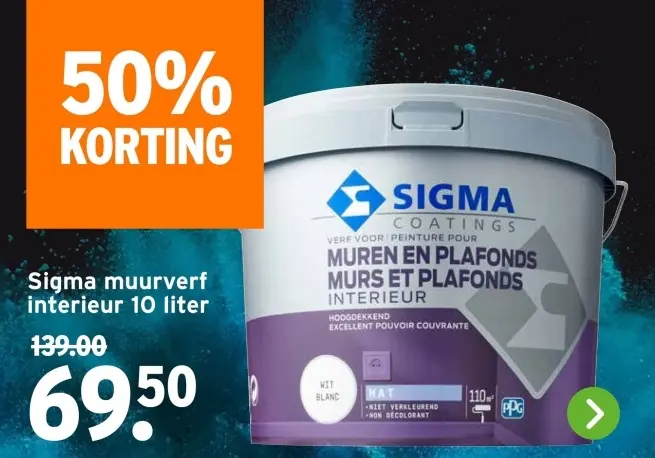 Aanbieding: Sigma muurverf interieur