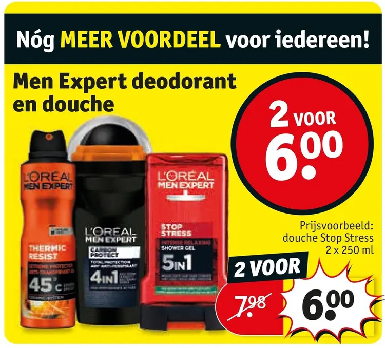 Aanbieding: Men Expert deodorant en douche