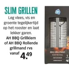 Aanbieding: Bbq rollende grillmand