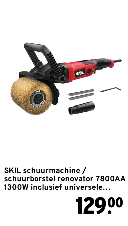 Aanbieding: Schuurmachine / schuurborstel renovator 7800AA