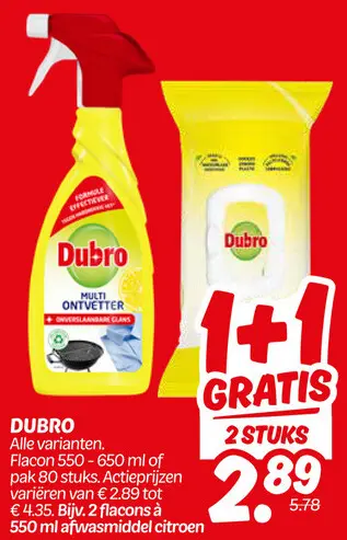 Aanbieding: Dubro alle varianten