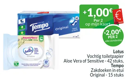Aanbieding: Vochtig toiletpapier