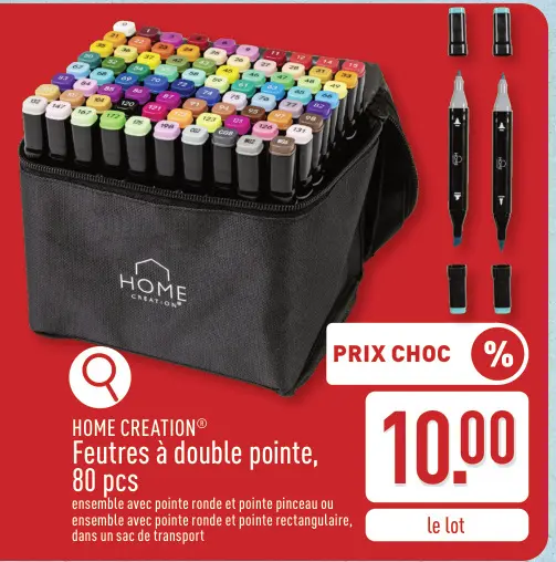 Offre: Feutres à double pointe