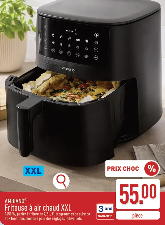 Offre: Friteuse à air chaud XXL