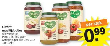 Aanbieding: Olvarit maaltijdpotjes