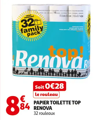 Promotie: Papier toilette top