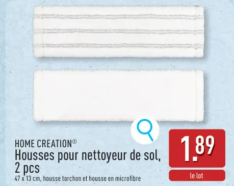 Offre: Housses pour nettoyeur de sol