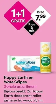 Aanbieding: Happy Earth en WaterWipes