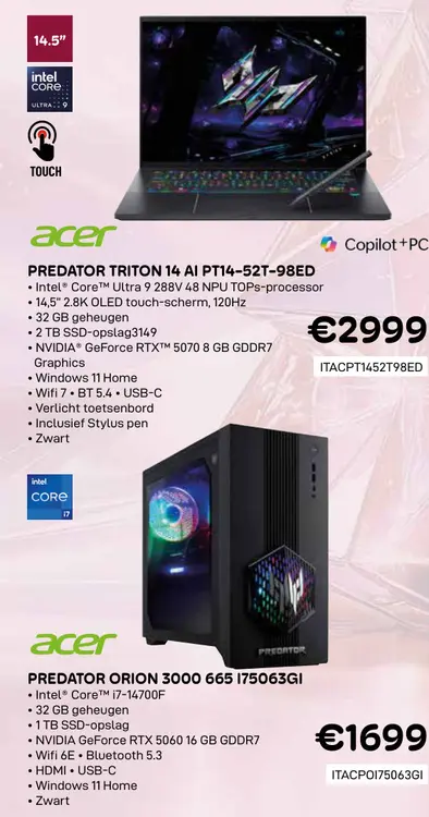 Promotie: Predator orion 3000 665 i75063gi