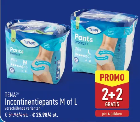 Promotie: Incontinentiepants M of L