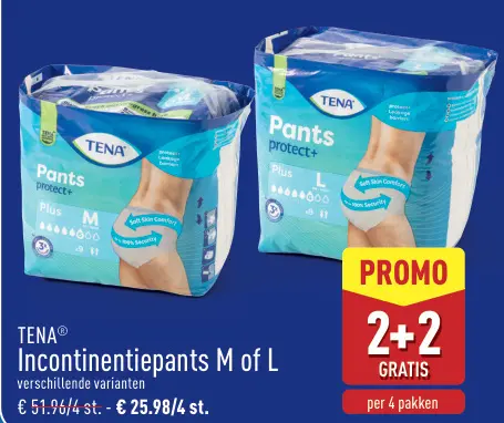 Promotie: Incontinentiepants M of L