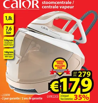 Aanbieding: Calor stoomcentrale / centrale vapeur