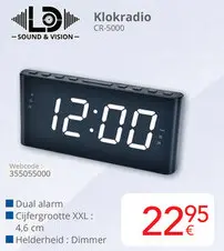 Promotie: Klokradio CR-5000