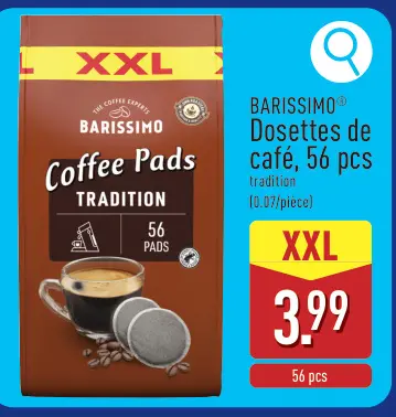 Offre: Dosettes de café