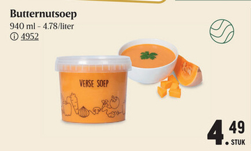 Aanbieding: Butternotsoep