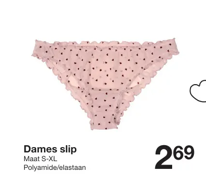 Promotie: Dames slip
