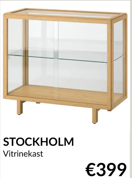 Aanbieding: Stockholm vitrine kast