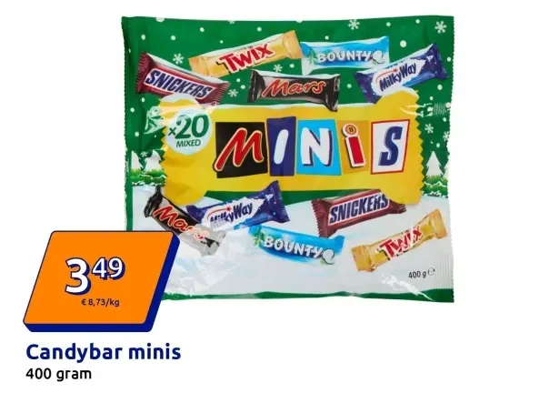 Aanbieding: Candybar minis