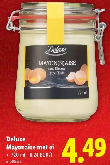 Promotie: Mayonaise met ei