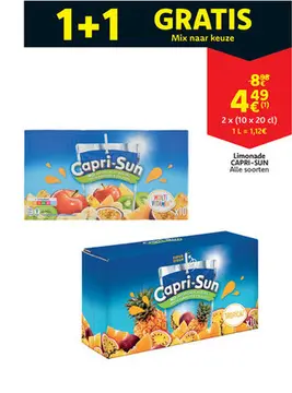 Aanbieding: Limonade CAPRI-SUN