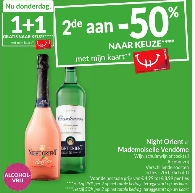 Promotie: Night Orient or Mademoiselle Vendôme