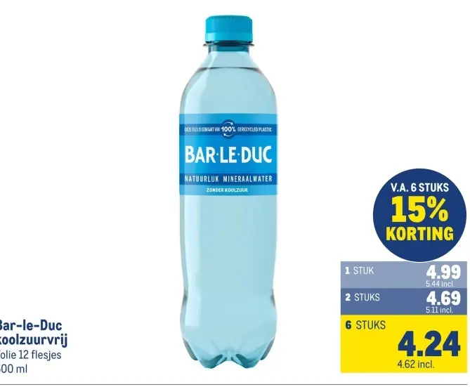 Aanbieding: Bar-le-Duc Koolzuurvrij