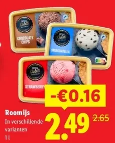 Aanbieding: Roomijs