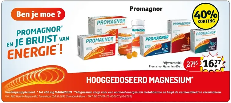 Promotie: Promagnor Gummies