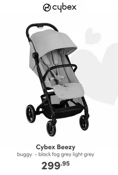 Aanbieding: Cybex Buggy Beezy Black Fog Grey Light Grey