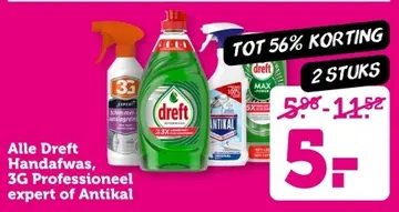 Aanbieding: Dreft Handafwas, 3G Professioneel expert of Antikal