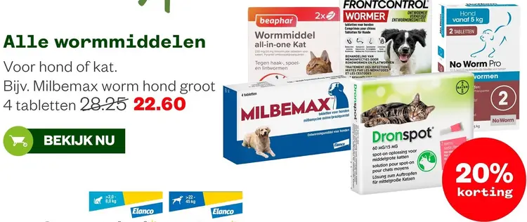 Aanbieding: Wormmiddelen