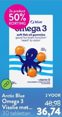 Aanbieding: Arctic Blue Omega 3 Visolie
