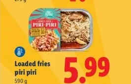 Aanbieding: Loaded fries piri piri