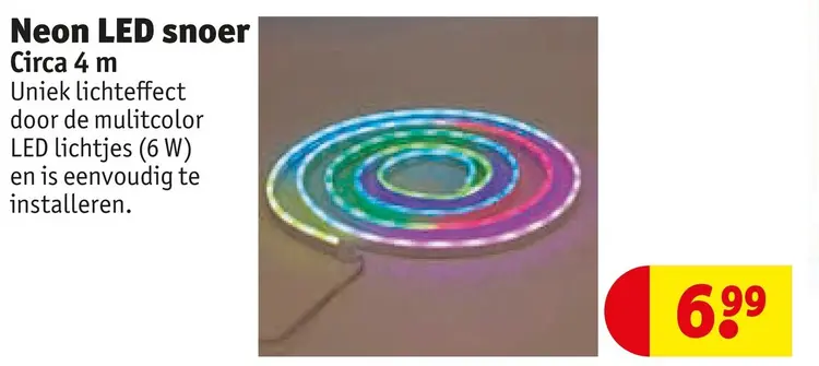 Aanbieding: Neon LED snoer