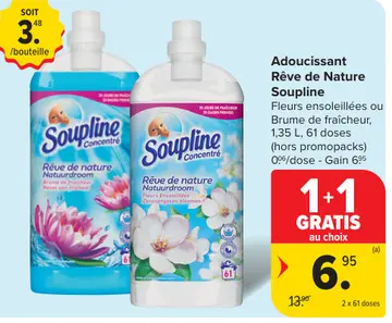 Offre: Adoucissant Rêve de Nature Soupline