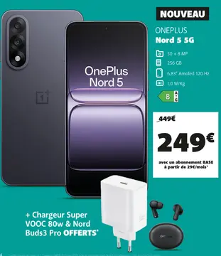 Offre: OnePlus Nord 5 5G