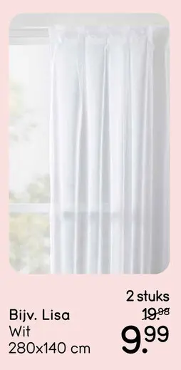 Aanbieding: Gordijn Lisa