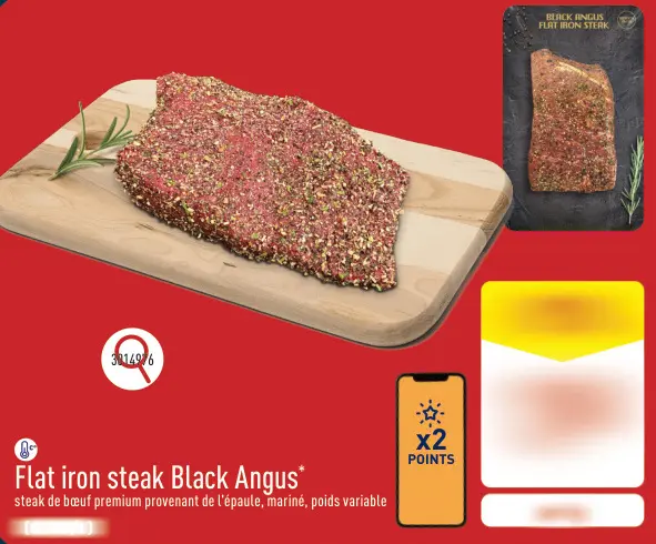 Offre: Flat iron steak Black Angus