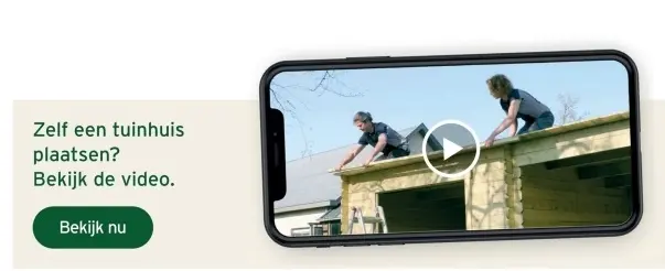 Aanbieding: Zelf een tuinhuis plaatsen?