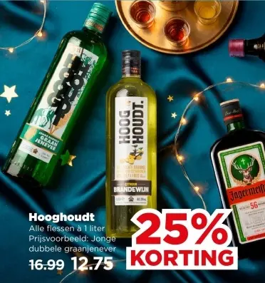 Aanbieding: Hooghoudt Jonge dubbele graanjenever