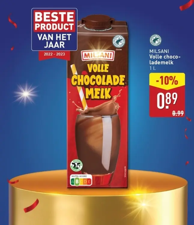 Aanbieding: Volle chocolademelk